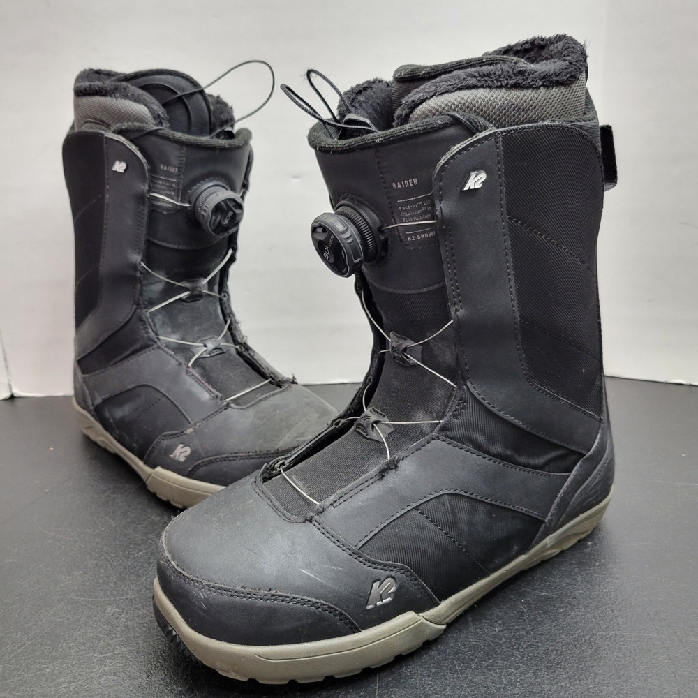 K2 Raider‎ Mens Snowboard Boots Size 11 Black BOA Intuition Liner B